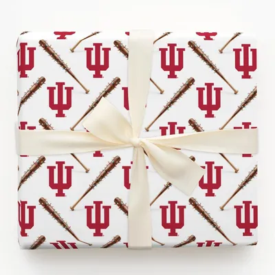Indiana Holiday Sluggers - Gift Wrap for Christmas, Holidays Wrapping Paper, Christmas Wrapping Paper