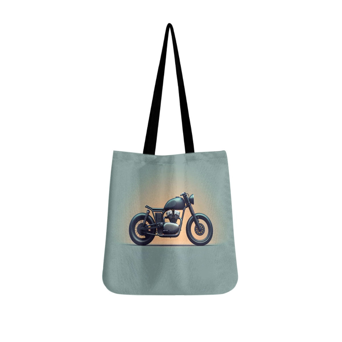 Custom Bobber Motorcycle Cloth Tote Bags
