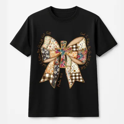 Jesus God Is Within Her Coquette T-Shirt, She Will Not Fall Sweat, Coquette Christian T-Shirt, Bible Verse T-Shirt, Jesus Faith T-Shirt