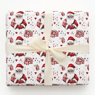 Jolly Jackpot - Gift Wrap for Christmas, Holidays Wrapping Paper, Christmas Wrapping Paper