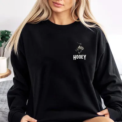 Hooey Classic Sweatshirt, Western Rodeo Design, Bold Cowboy Graphics, Unisex Sweatshirt, Western Style Fan