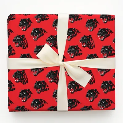 Fire Roar - Gift Wrap for Christmas, Holidays Wrapping Paper, Christmas Wrapping Paper