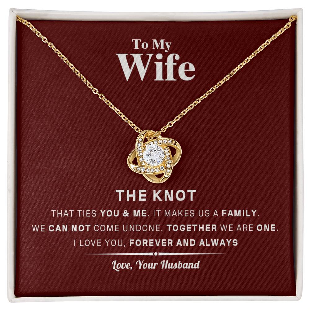 True Lover's Knot Necklace Love Knot Necklace