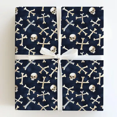 No Bones About It - Gift Wrap for Christmas, Holidays Wrapping Paper, Christmas Wrapping Paper