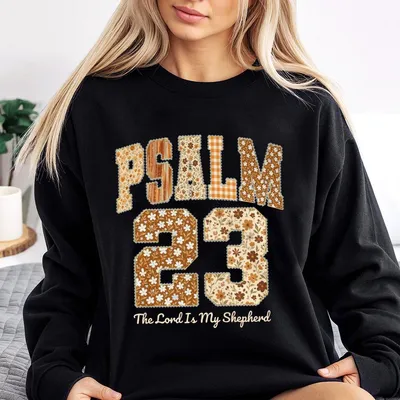 Psalm 23 Sweatshirt, The Lord Is My Shepherd Sweatshirt, Bible Verse Thanksgiving Christian Sweatshirt, Fall Faith Sweatshirt, Jesus Sweatshirt, Thanksiving Gift For Her