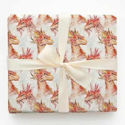 Scale Encounter - Gift Wrap for Christmas, Holidays Wrapping Paper, Christmas Wrapping Paper