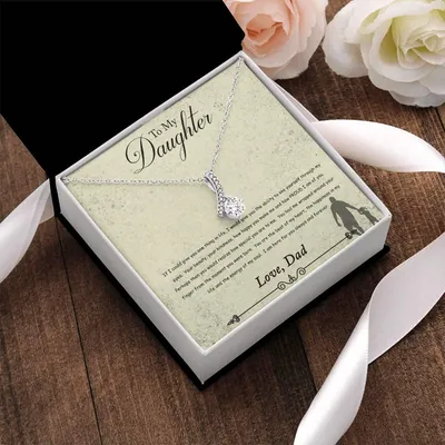 To My Daughter - You Will Never Lose - Necklace Alluring Beauty Necklace