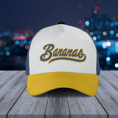 Baseball Cap Bananas Team, Fun Sports Mascot Costume Hat Baseball Cap