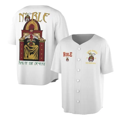 Baseball Jersey, Mystic Shrine Noble Graphic Baseball Jersey, King Of The Desert  Baseball Jersey, Fraternal Lodge Gear