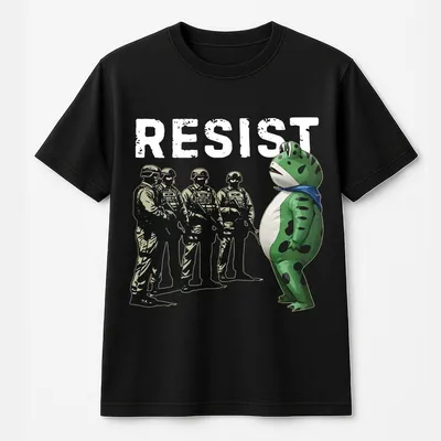 Portland-Frog Resist Anti Ice T-Shirt, Gift For Women For Men, Y2k, Casual Top Unisex Womenswear