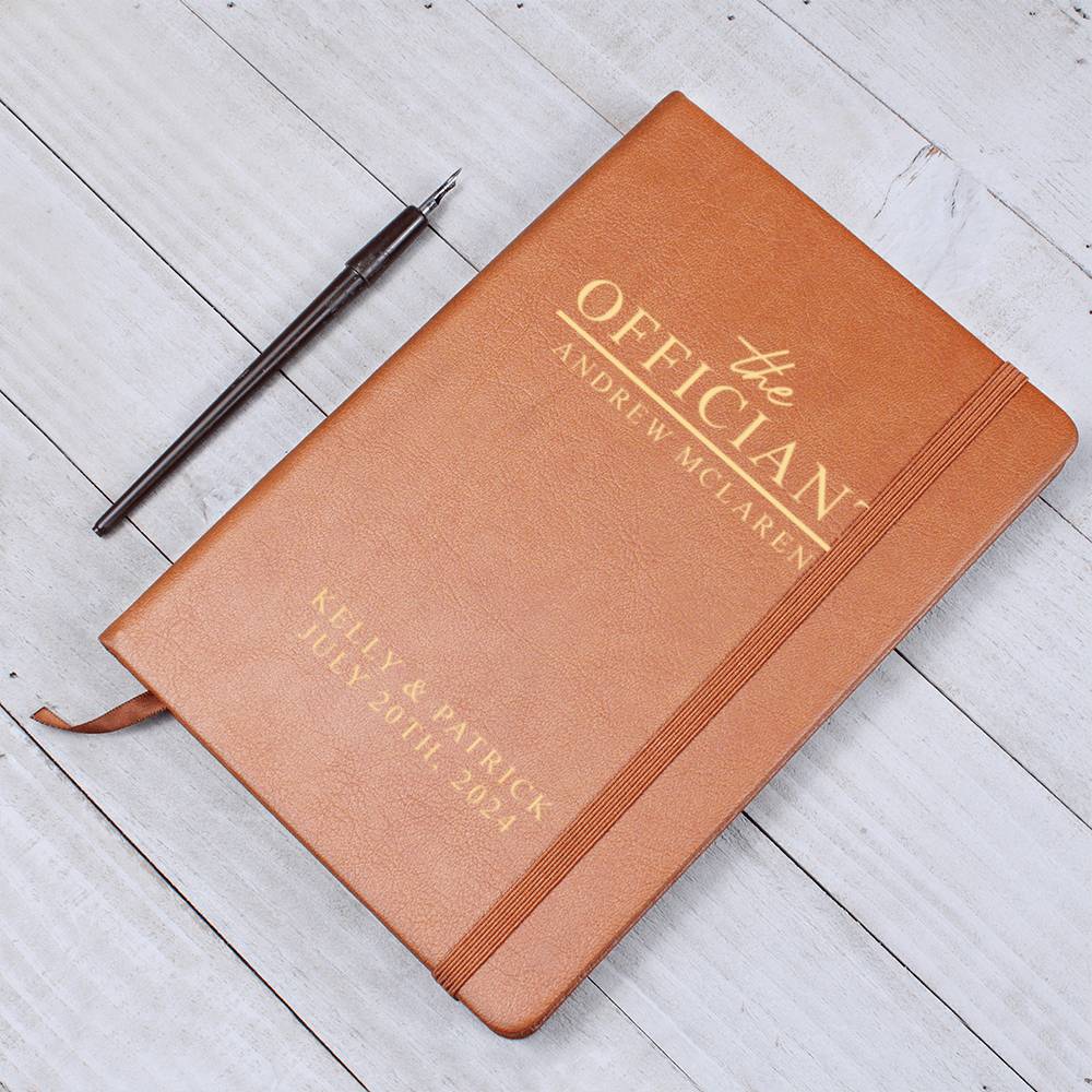 The-Officiant-Cream - Graphic Journal - Beige Text