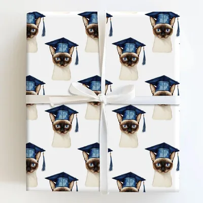 Siamese Success - Gift Wrap for Christmas, Holidays Wrapping Paper, Christmas Wrapping Paper