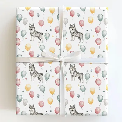 Rise of the Wolf - Gift Wrap for Christmas, Holidays Wrapping Paper, Christmas Wrapping Paper