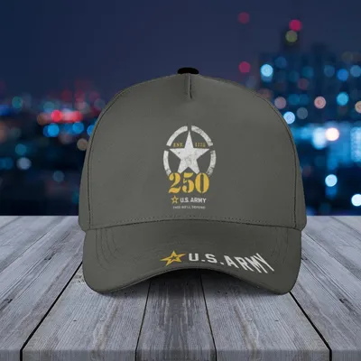 Us Army 250th Anniversary Baseball Cap, Best Gift For Men, Women Baseball Cap