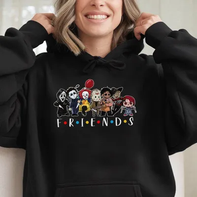 Halloween Friends Movie Hoodie Halloween Characters Friends Hoodie Halloween Hoodie Halloween Hoodie
