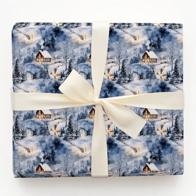Dasher Dreams Sweetly - Gift Wrap for Christmas, Holidays Wrapping Paper, Christmas Wrapping Paper