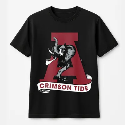 Vintage Alabama Crimson Tide Unisex T-Shirt T-Shirt T-Shirt Cozy Fan Apparel Cotton Graphic Top For Game Day