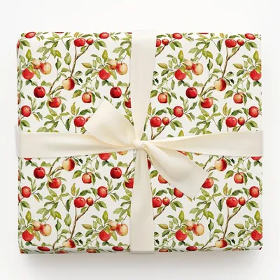 Apple of My Orchard - Gift Wrap for Christmas, Holidays Wrapping Paper, Christmas Wrapping Paper