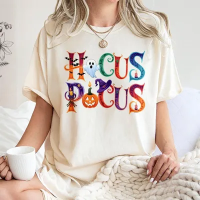 Hocus Pocus T-Shirt, Halloween T-Shirt, Retro Halloween T-Shirt, Funny Halloween T-Shirt, Spooky Season T-Shirt, Halloween T-Shirt