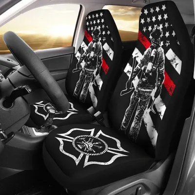 Thin Red Line Fire Department Universal Fit Car Seat Covers
