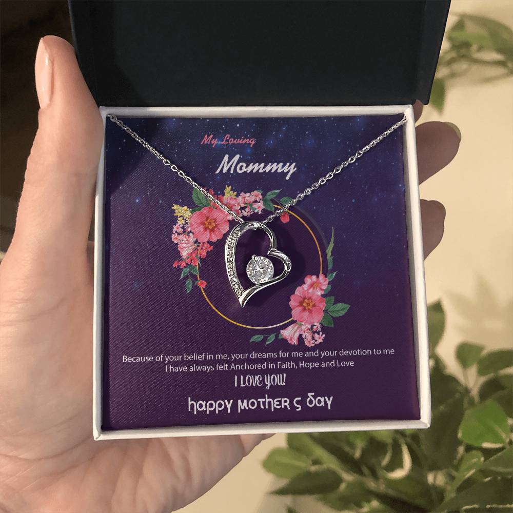 To my mom - Happy Mother's Day - Forever Love Necklace