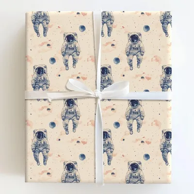 Houston We Have a Party - Gift Wrap for Christmas, Holidays Wrapping Paper, Christmas Wrapping Paper