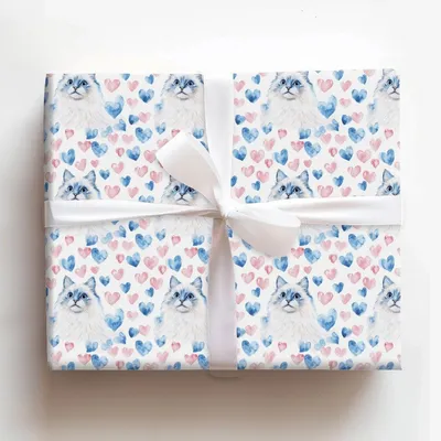 Himalayan Valentine - Gift Wrap for Christmas, Holidays Wrapping Paper, Christmas Wrapping Paper