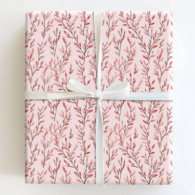 Willow Wishes - Gift Wrap for Christmas, Holidays Wrapping Paper, Christmas Wrapping Paper