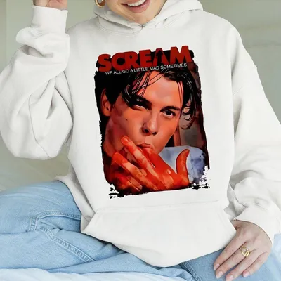 Vintage Scream Halloween Hoodie Halloween Hoodie Lets Watch Scary Movies Hoodie Horror Movie Hoodie Scream Movie