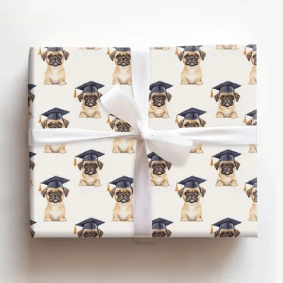 Puggle to the Top - Gift Wrap for Christmas, Holidays Wrapping Paper, Christmas Wrapping Paper
