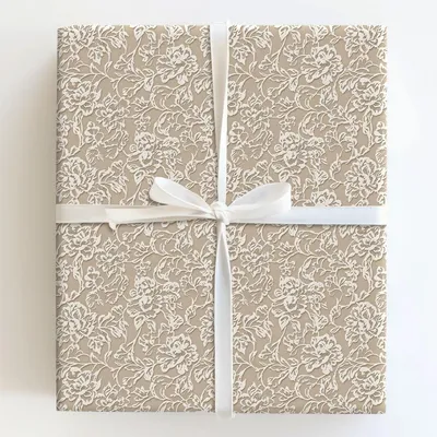 Laced with Love - Gift Wrap for Christmas, Holidays Wrapping Paper, Christmas Wrapping Paper