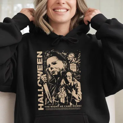 Vintage Michael Myers Halloween, Retro Michael Myers Hoodie, 90s Horror Movie Hoodie, Michael Myers, Vintage Halloween Hoodie Hoodie