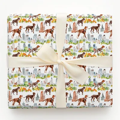City with the GSP - Gift Wrap for Christmas, Holidays Wrapping Paper, Christmas Wrapping Paper