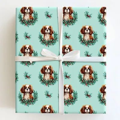 Spruce Cavalier - Gift Wrap for Christmas, Holidays Wrapping Paper, Christmas Wrapping Paper