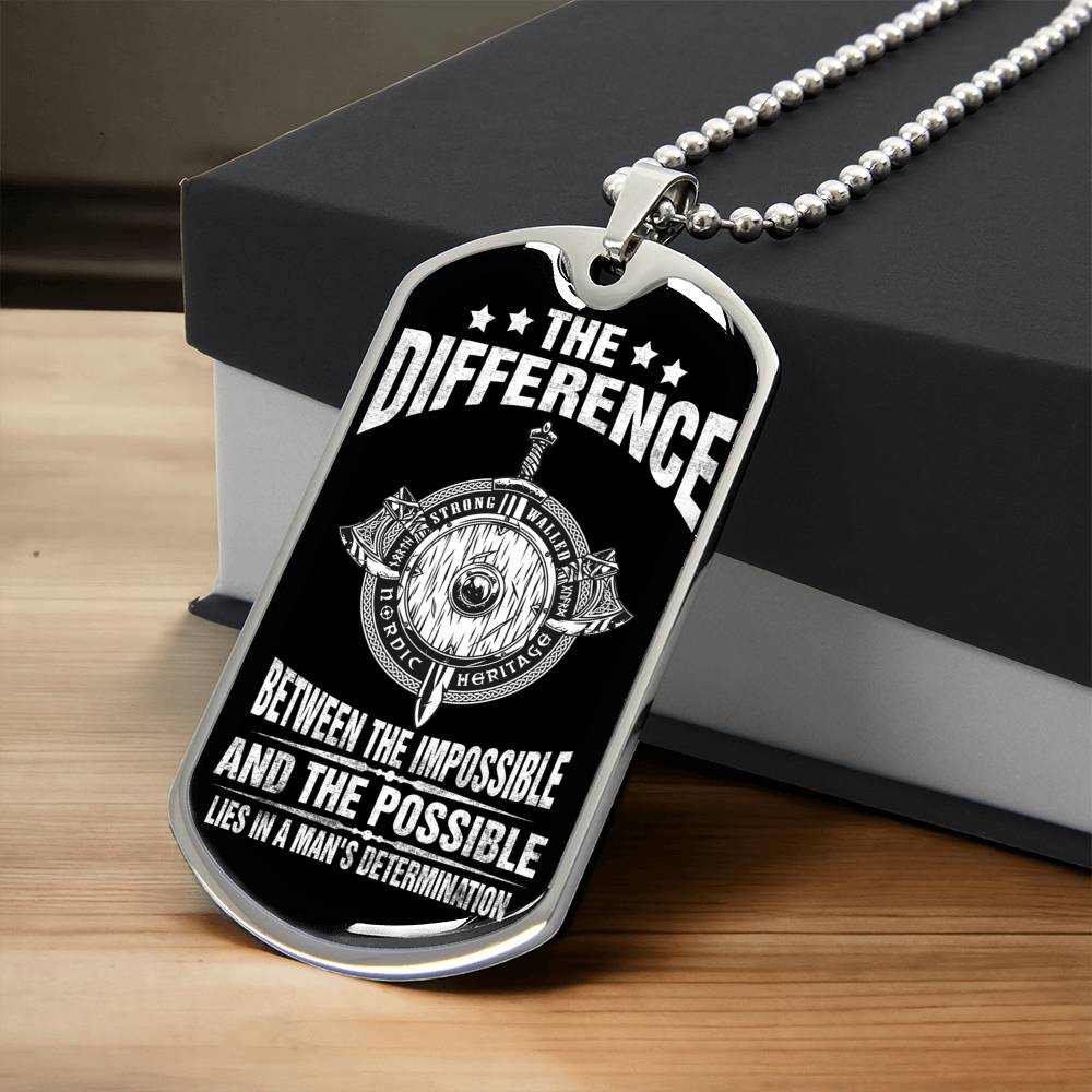 For Brave Warriors - Premium Dogtag - Army Tag Necklace, Dog Tag