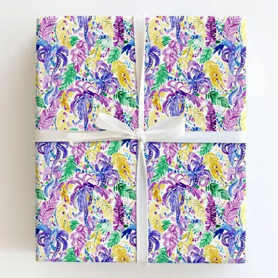 Carnival Krewe - Gift Wrap for Christmas, Holidays Wrapping Paper, Christmas Wrapping Paper