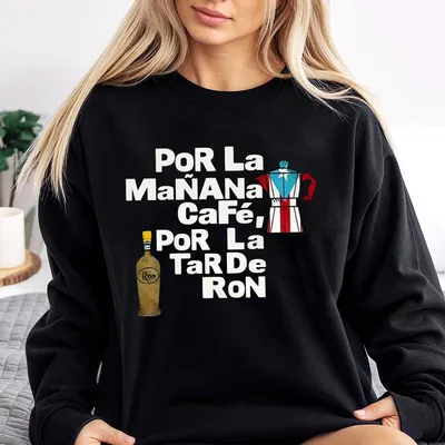 Exclusive Dtmf Bad Bunni Cafa C Con Ron Sweatshirt Aeur Sweatshirt Sweatshirt Puerto Rican Streetwear Latin Music Inspired Sweatshirt