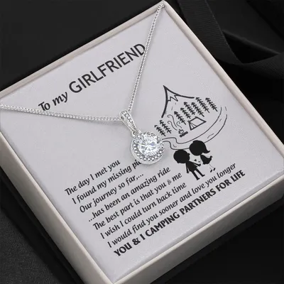 Eternal Hope Necklace You And I Camping Partners For Life Gift For Girlfriend