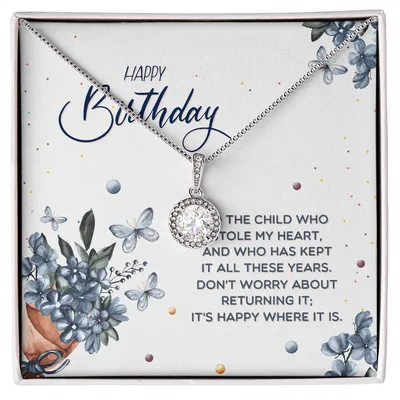 Gift For My Daughter Necklace - Never Forget That I Love You, Personalized Gift For Daughter, Infinity Necklace, Jewelry Gift For Daughter, Birthday Gift, Wedding Necklace, Graduation Gift, Grown Up Daughter, Christmas Gift