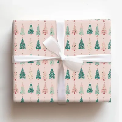 Tickled Pinkmas - Gift Wrap for Christmas, Holidays Wrapping Paper, Christmas Wrapping Paper