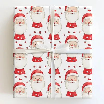 St.Nick, R.N. - Gift Wrap for Christmas, Holidays Wrapping Paper, Christmas Wrapping Paper