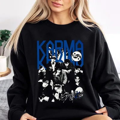 Stray Kids Karma Tracklist Mineral Sweatshirt Stray Kids Domiate Mineral Sweatshirt