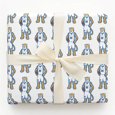 BYU Basketball Blaze - Gift Wrap for Christmas, Holidays Wrapping Paper, Christmas Wrapping Paper