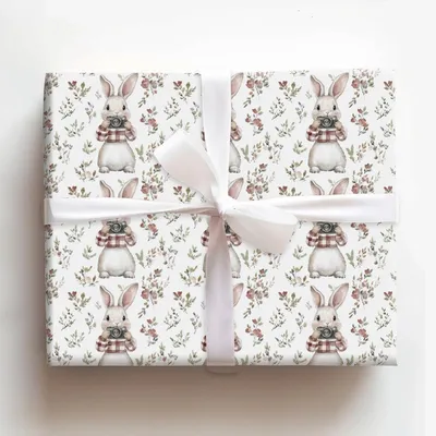 Shutter Hop - Gift Wrap for Christmas, Holidays Wrapping Paper, Christmas Wrapping Paper