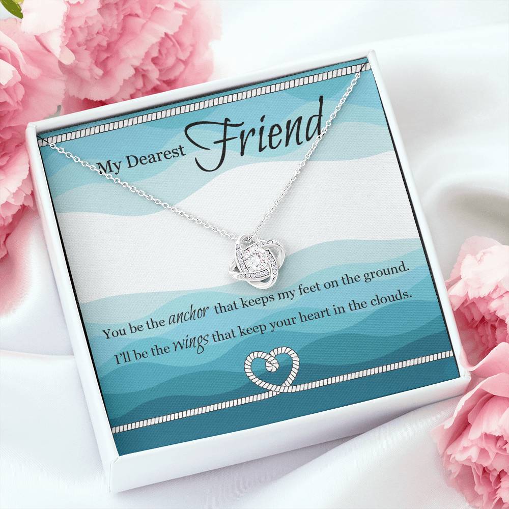My Dearest Friend Necklace From Friend - Love Knot Necklace