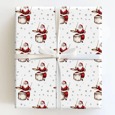 Sleigh Bell Rock - Gift Wrap for Christmas, Holidays Wrapping Paper, Christmas Wrapping Paper