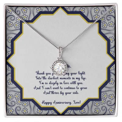Happy Anniversary, Mom Daughter Necklace, Daughter Birthday Gift, Daughter Graduation Gift, Love Pendant Necklace, For Daughter, Mom And Daughter Gift, Valentine's, Mother's Day, Anniversary, Daughter Mother Necklace