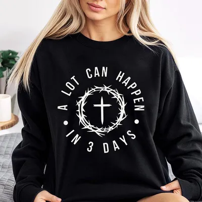 Christian Easter Sweatshirt, Men'S Sweatshirt, Unisex Sweatshirt, Religious Holiday Top, Scripture Sweatshirt, Resurrection Sunday Sweatshirt