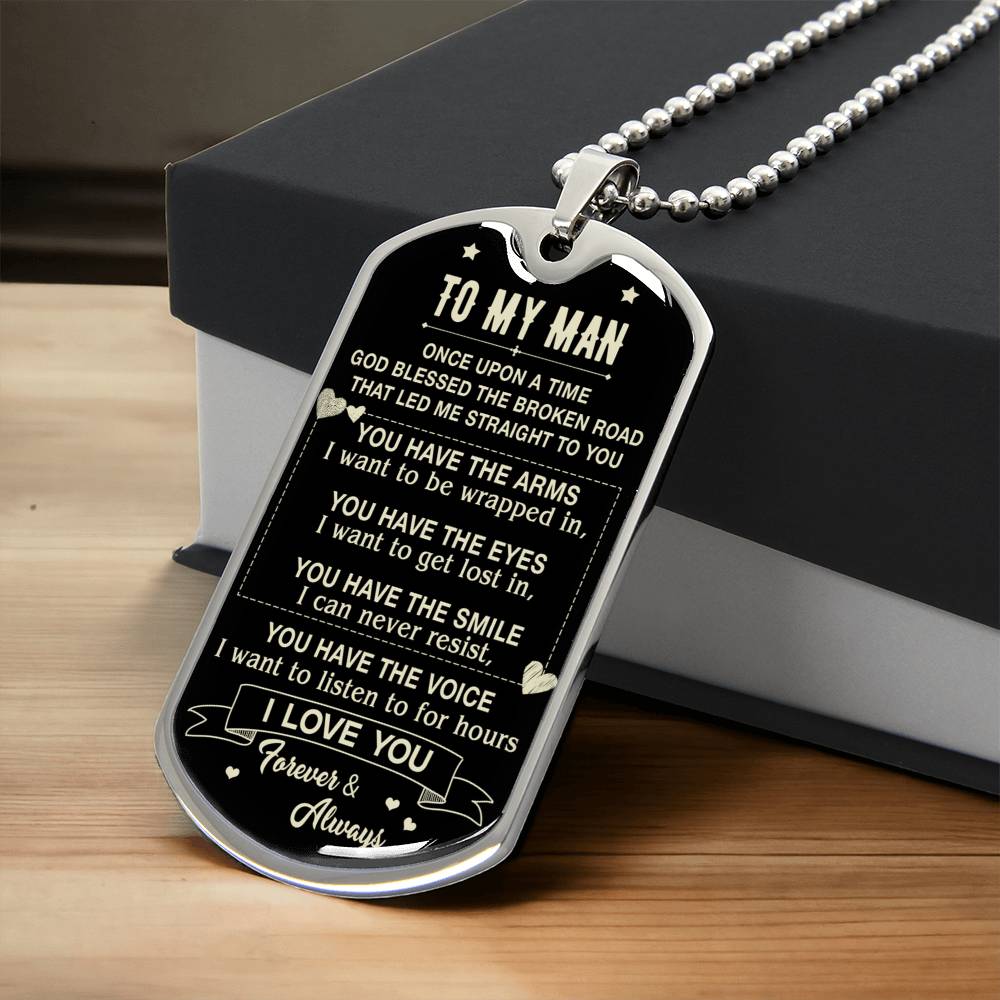 Gift For Your Man - Straight To You - Dog Tag - Army Tag Necklace, Dog Tag