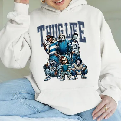 Horror Football Team Dallas Hoodie  Ver1 Halloween Hoodie Spooky Football Characters Hoodie Dallas Team Hoodie